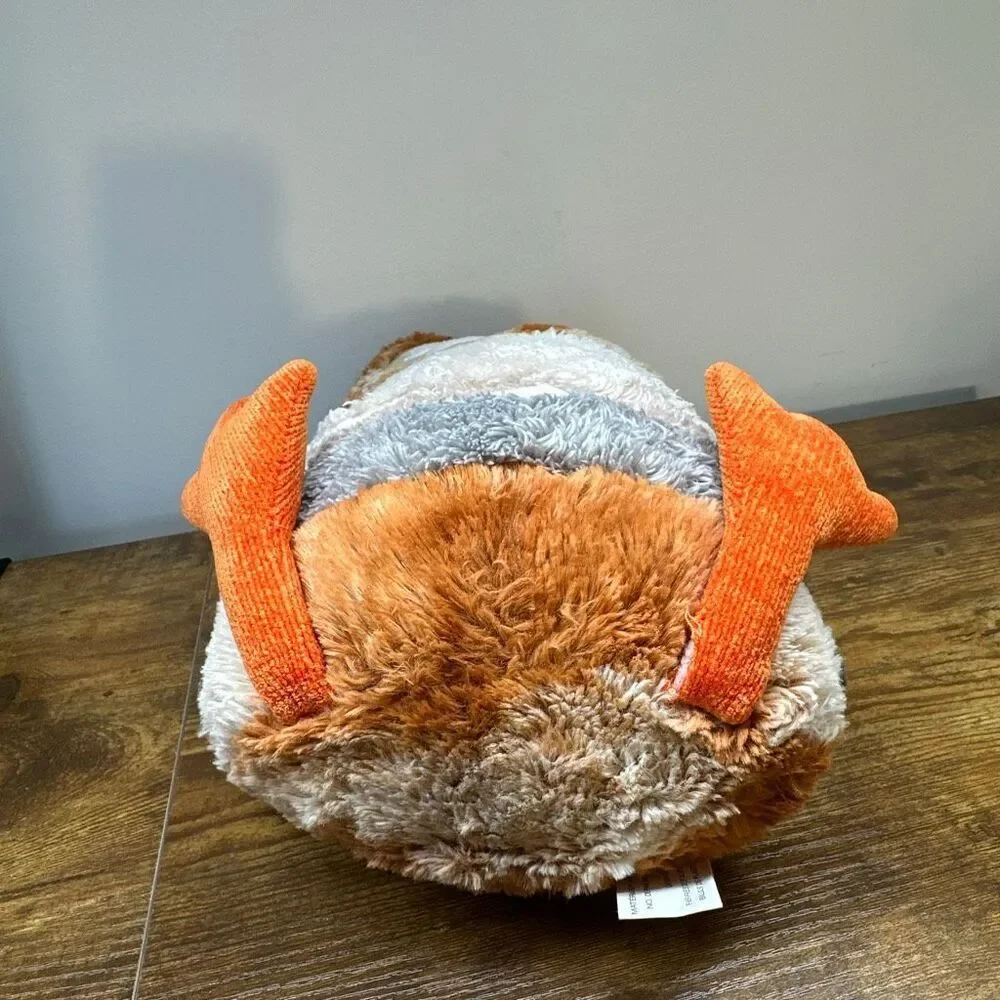 Pier 1 One Imports Sophie Owl Bird Decorative Pillow Fall Tweed‎ Plush FLAWS